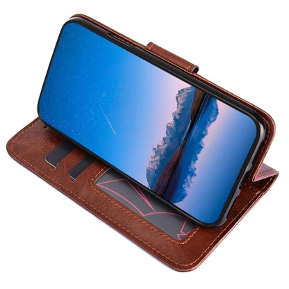 For OnePlus 11 Crystal Texture Leather Phone Case(Brown) - OnePlus Cases by buy2fix | Online Shopping UK | buy2fix