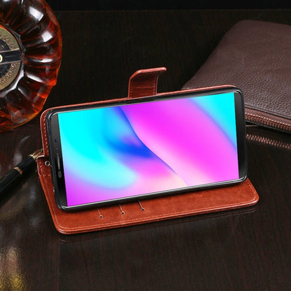 For Cubot J3 idewei Crazy Horse Texture Horizontal Flip Leather Case with Holder & Card Slots & Wallet(Black) - More Brand by idewei | Online Shopping UK | buy2fix