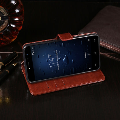 For Cubot Note Plus idewei Crazy Horse Texture Horizontal Flip Leather Case with Holder & Card Slots & Wallet(Black) - More Brand by idewei | Online Shopping UK | buy2fix