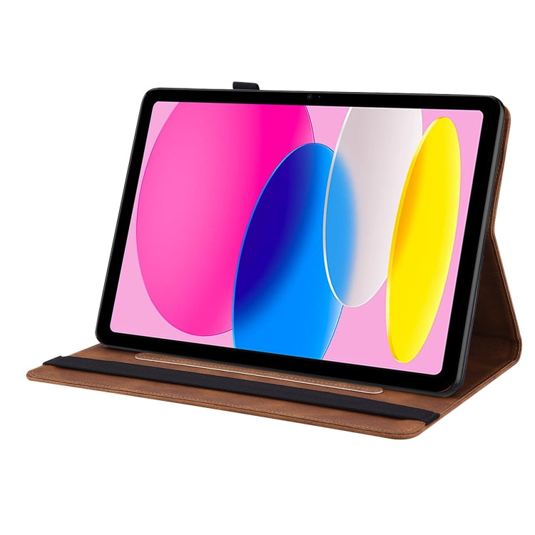 For iPad 2025 / 2022 Butterfly Flower Embossed Leather Tablet Case(Brown) - iPad 2025 / 2022 Cases by buy2fix | Online Shopping UK | buy2fix
