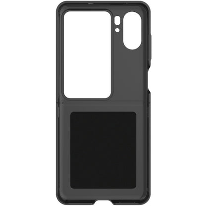 For OPPO Find N2 Flip 5G IMAK Ruiyi Series Carbon Fiber Texture PC Phone Case(Black) - OPPO Cases by imak | Online Shopping UK | buy2fix