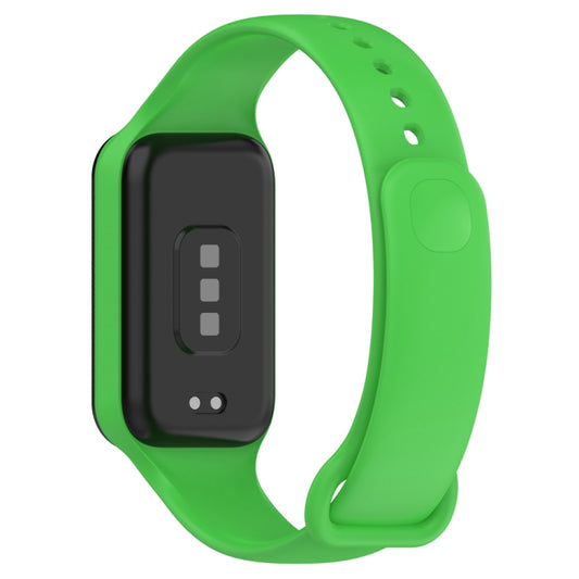 For Redmi Band 2 Solid Color Silicone Integrated Watch Band(Green) by buy2fix