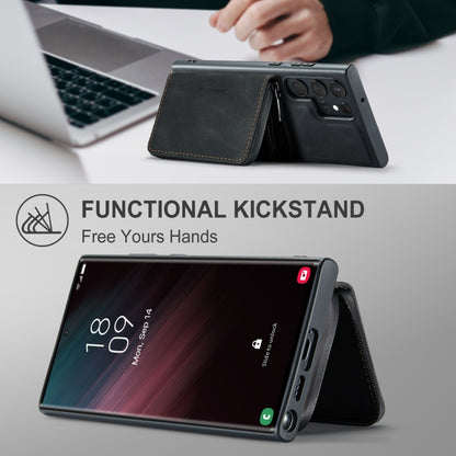 For Samsung Galaxy S23 Ultra 5G JEEHOOD Magnetic Zipper Horizontal Flip Leather Phone Case(Black) - Galaxy S23 Ultra 5G Cases by JEEHOOD | Online Shopping UK | buy2fix