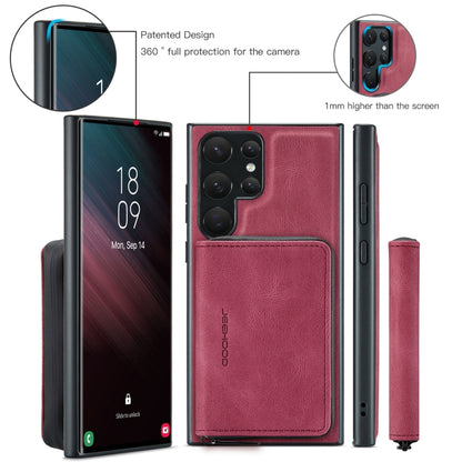 For Samsung Galaxy S23 Ultra 5G JEEHOOD Magnetic Zipper Horizontal Flip Leather Phone Case(Red) - Galaxy S23 Ultra 5G Cases by JEEHOOD | Online Shopping UK | buy2fix