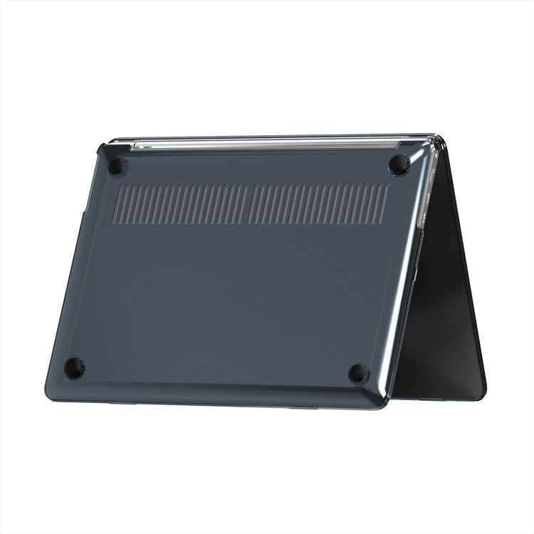 For Microsoft Surface Laptop 7 13.8 Laptop Steel Surface Crystal Shockproof Protective Case(Black) by buy2fix