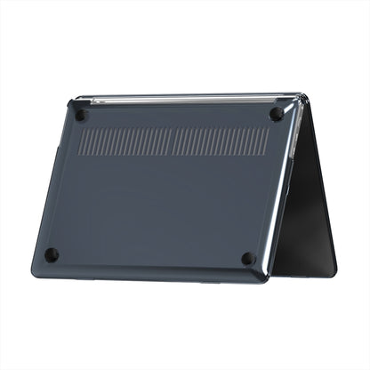 For Microsoft Surface Laptop 7 13.8 Laptop Steel Surface Crystal Shockproof Protective Case(Black) by buy2fix