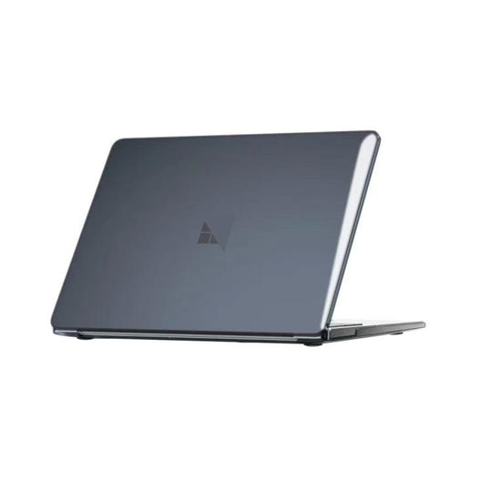 For Surface Laptop 7 15 inch Laptop Steel Surface Crystal Shockproof Protective Case(Black)
