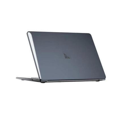 For Surface Laptop 7 15 inch Laptop Steel Surface Crystal Shockproof Protective Case(Black) - Other by buy2fix | Online Shopping UK | buy2fix