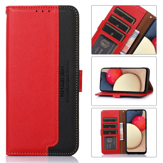 For OnePlus 11 KHAZNEH Litchi Texture Leather RFID Phone Case(Red) by buy2fix