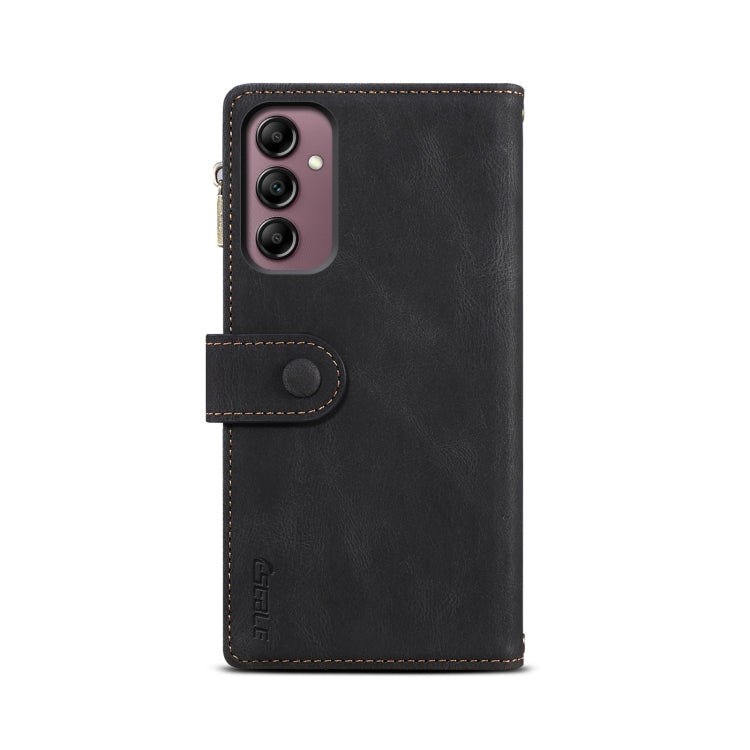 For Samsung Galaxy A14 5G ESEBLE Retro Frosted RFID Flip Leather Phone Case(Black) - Galaxy Phone Cases by ESEBLE | Online Shopping UK | buy2fix