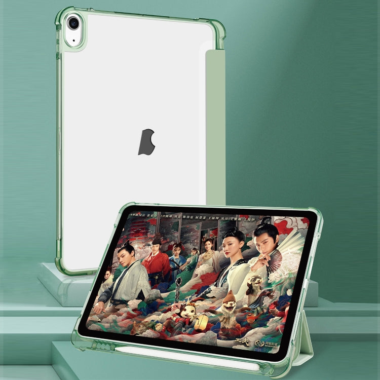 For iPad 2025 / 2022 3-fold Shockproof Smart Leather Tablet Case(Pink) - iPad 2025 / 2022 Cases by buy2fix | Online Shopping UK | buy2fix