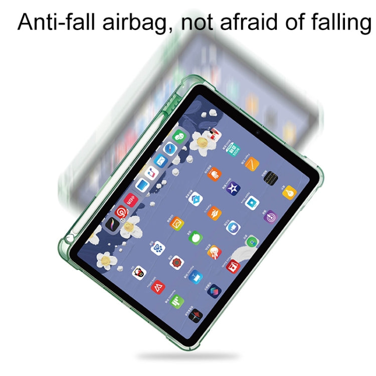 For iPad 2025 / 2022 3-fold Shockproof Smart Leather Tablet Case(Green) - iPad 2025 / 2022 Cases by buy2fix | Online Shopping UK | buy2fix