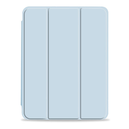 For iPad Pro 11 2022 / 2021 / 2020 3-fold Shockproof Smart Leather Tablet Case(Ice Blue) - iPad Pro 11 (2022/2021) Cases by buy2fix | Online Shopping UK | buy2fix