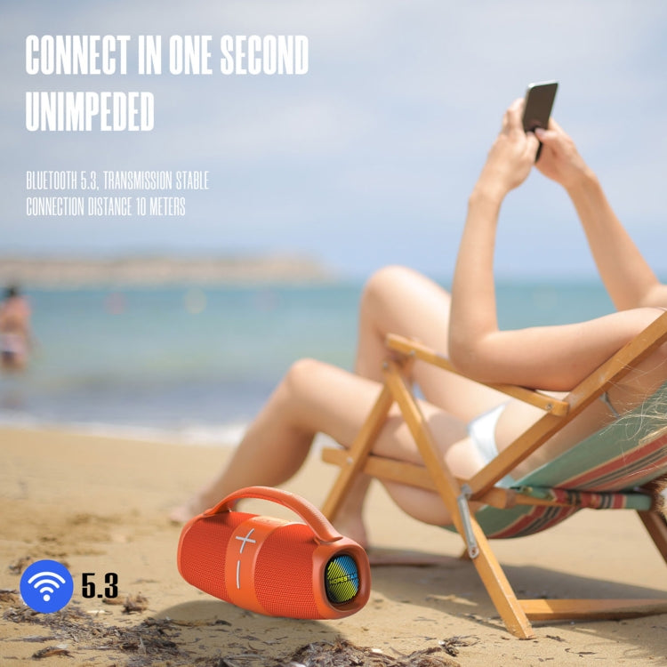 HOPESTAR H60 20W Outdoor Portable Waterproof Wireless Bluetooth Speaker(Blue) - Waterproof Speaker by HOPESTAR | Online Shopping UK | buy2fix