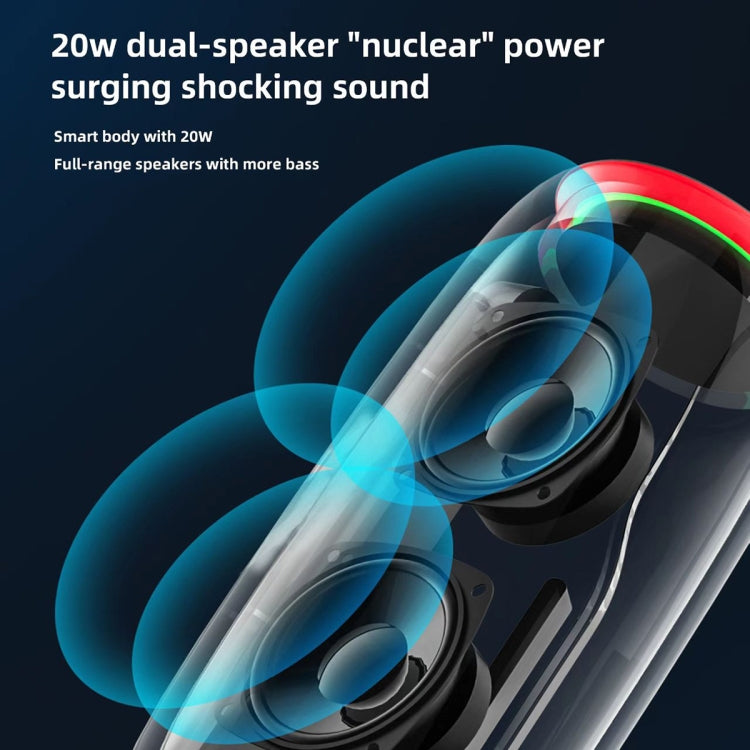 HOPESTAR P35 20W Outdoor IPX7 Waterproof TWS Wireless Bluetooth Speaker(Grey) - Waterproof Speaker by HOPESTAR | Online Shopping UK | buy2fix