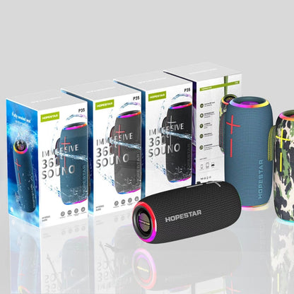 HOPESTAR P35 20W Outdoor IPX7 Waterproof TWS Wireless Bluetooth Speaker(Camouflage) - Waterproof Speaker by HOPESTAR | Online Shopping UK | buy2fix