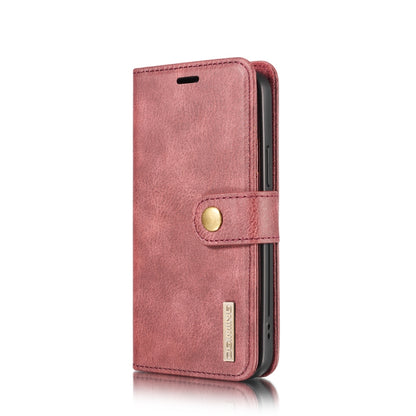 For iPhone 12 Pro Max DG.MING Crazy Horse Texture Detachable Magnetic Leather Case(Red) by DG.MING