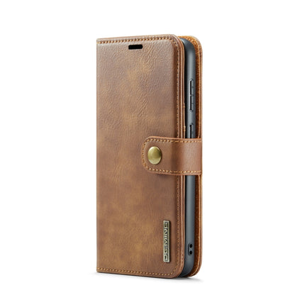 For Samsung Galaxy S23+ 5G DG.MING Crazy Horse Texture Detachable Magnetic Leather Case(Brown) by DG.MING