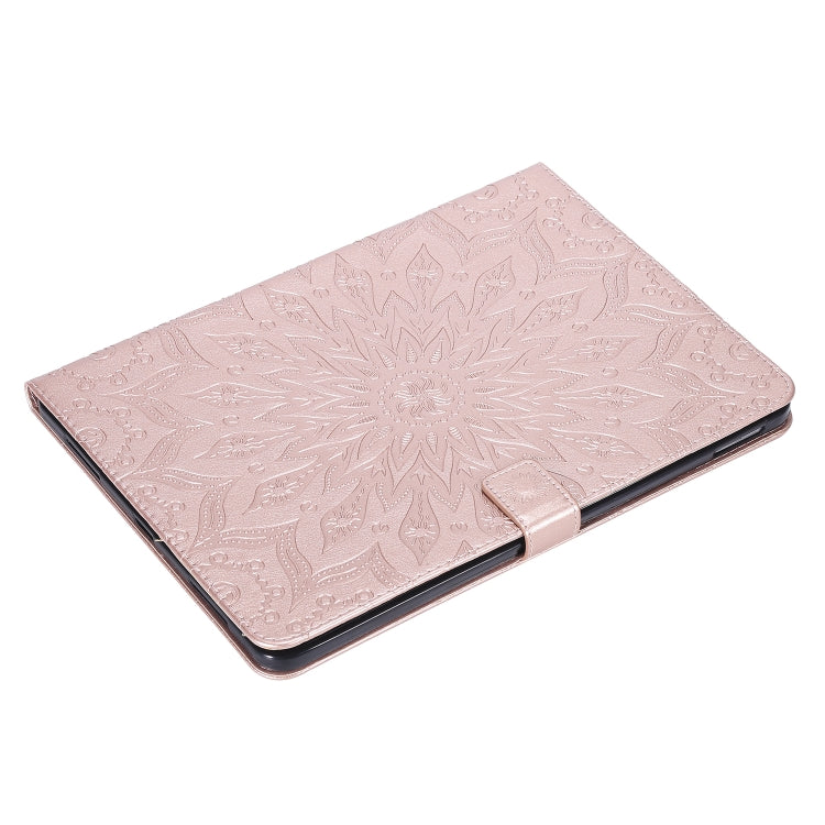 For iPad Pro 11 (2020) Pressed Printing Butterfly Pattern Horizontal Flip Leather Tablet Case with Holder & Card Slots & Wallet(Rose Gold) - iPad Pro 11 (2020) Cases by buy2fix | Online Shopping UK | buy2fix