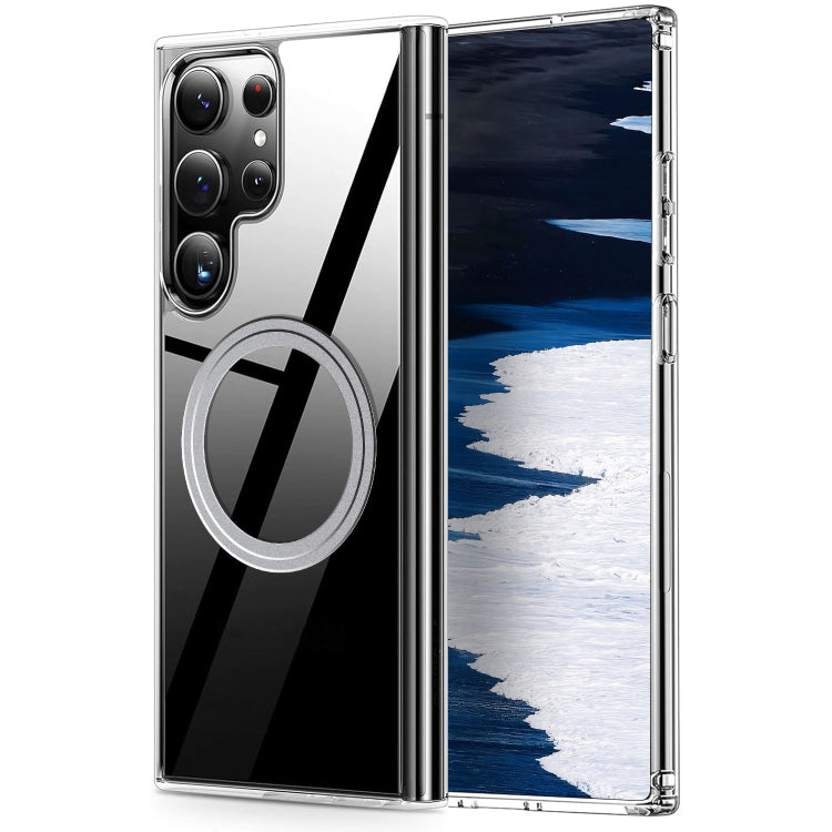 For Samsung Galaxy S25 Ultra 5G Transparent Frosted MagSafe Phone Case by buy2fix