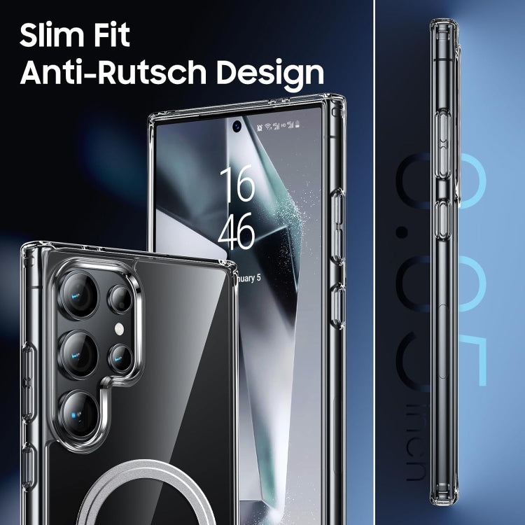 For Samsung Galaxy S25 Ultra 5G Transparent Frosted MagSafe Phone Case by buy2fix