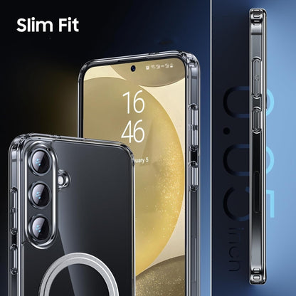 For Samsung Galaxy S25+ 5G Transparent Frosted MagSafe Phone Case by buy2fix