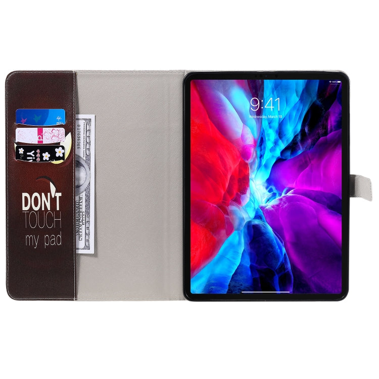 For iPad Pro 11 (2020) Colored Drawing Horizontal Flip Leather Tablet Case with Holder & Card Slot & Wallet(Eye) - iPad Pro 11 (2020) Cases by buy2fix | Online Shopping UK | buy2fix