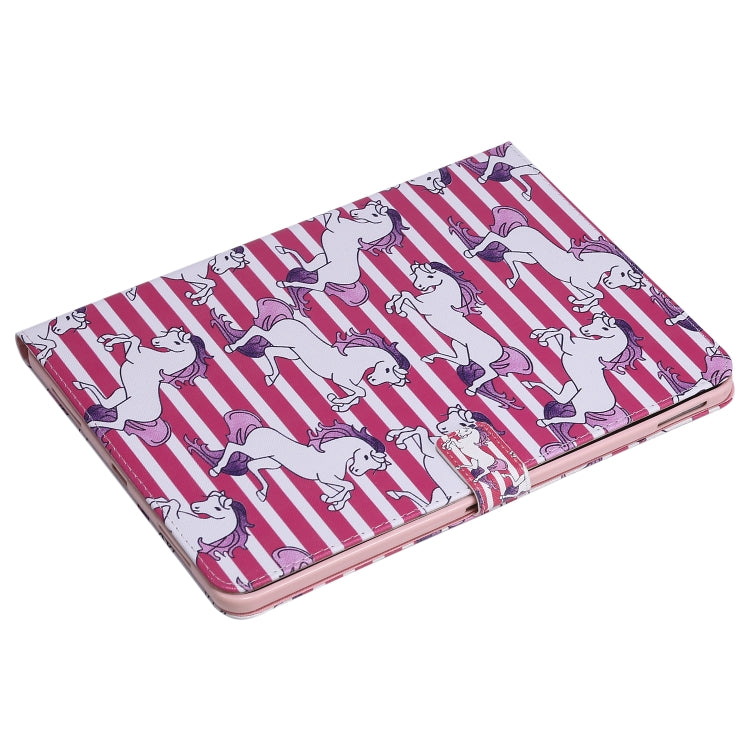For iPad Pro 11 (2020) Colored Drawing Horizontal Flip Leather Tablet Case with Holder & Card Slot & Wallet(Horse) - iPad Pro 11 (2020) Cases by buy2fix | Online Shopping UK | buy2fix
