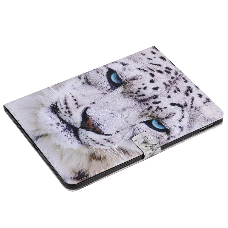 For iPad Pro 11 (2020) Colored Drawing Horizontal Flip Leather Tablet Case with Holder & Card Slot & Wallet(White Leopard) - iPad Pro 11 (2020) Cases by buy2fix | Online Shopping UK | buy2fix