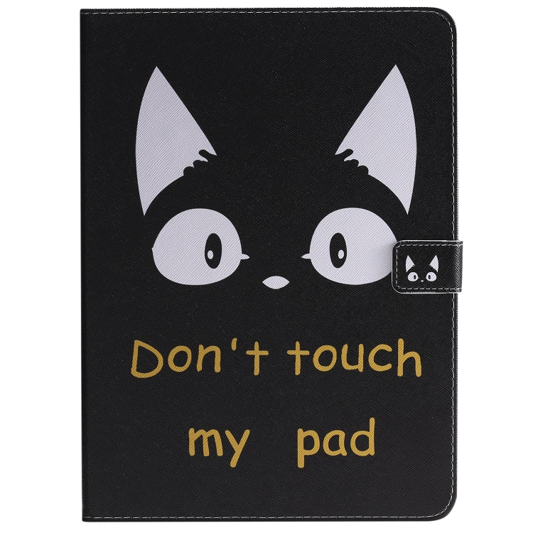 For iPad Pro 11 (2020) Colored Drawing Horizontal Flip Leather Tablet Case with Holder & Card Slot & Wallet(Cat Ears) - iPad Pro 11 (2020) Cases by buy2fix | Online Shopping UK | buy2fix