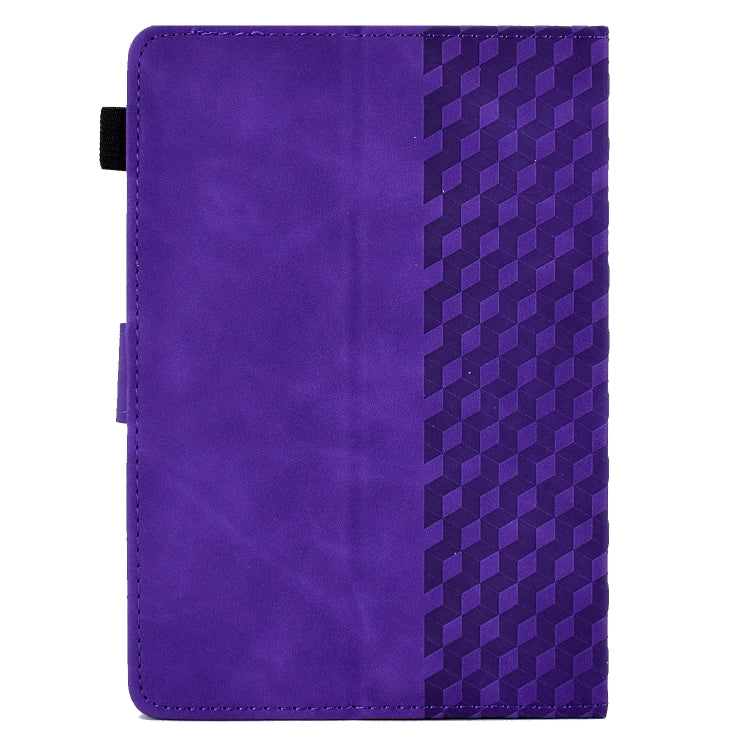 For 7.0 inch Universal Tablet Rhombus Embossed Leather Case(Purple) - 7 inch by buy2fix | Online Shopping UK | buy2fix