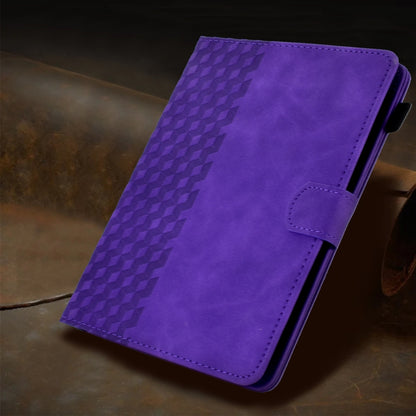 For 7.0 inch Universal Tablet Rhombus Embossed Leather Case(Purple) - 7 inch by buy2fix | Online Shopping UK | buy2fix