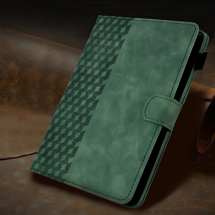 For 7.0 inch Universal Tablet Rhombus Embossed Leather Case(Green) - 7 inch by buy2fix | Online Shopping UK | buy2fix