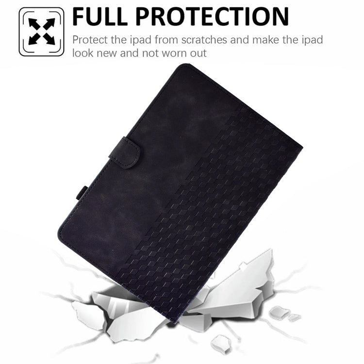 For 7.0 inch Universal Tablet Rhombus Embossed Leather Case(Black) - 7 inch by buy2fix | Online Shopping UK | buy2fix
