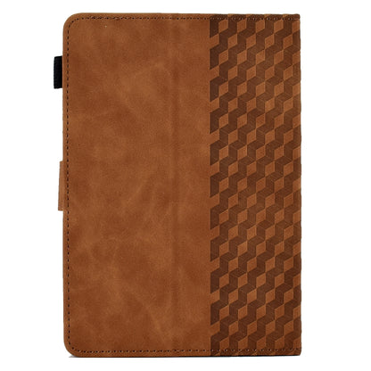 For 7.0 inch Universal Tablet Rhombus Embossed Leather Case(Brown) - 7 inch by buy2fix | Online Shopping UK | buy2fix