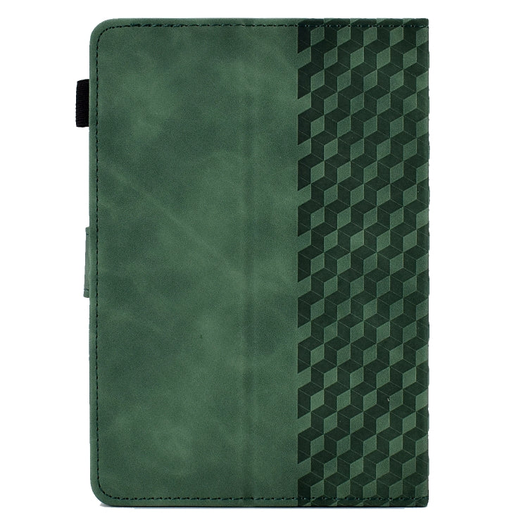 For 8.0 inch Universal Tablet Rhombus Embossed Leather Case(Green) - 8 inch by buy2fix | Online Shopping UK | buy2fix