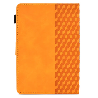 For 10.0 inch Universal Tablet Rhombus Embossed Leather Case(Khaki) - 10 - 11 inch by buy2fix | Online Shopping UK | buy2fix