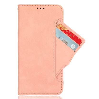For Blackview A52 Skin Feel Calf Texture Card Slots Leather Phone Case(Pink) - More Brand by buy2fix | Online Shopping UK | buy2fix