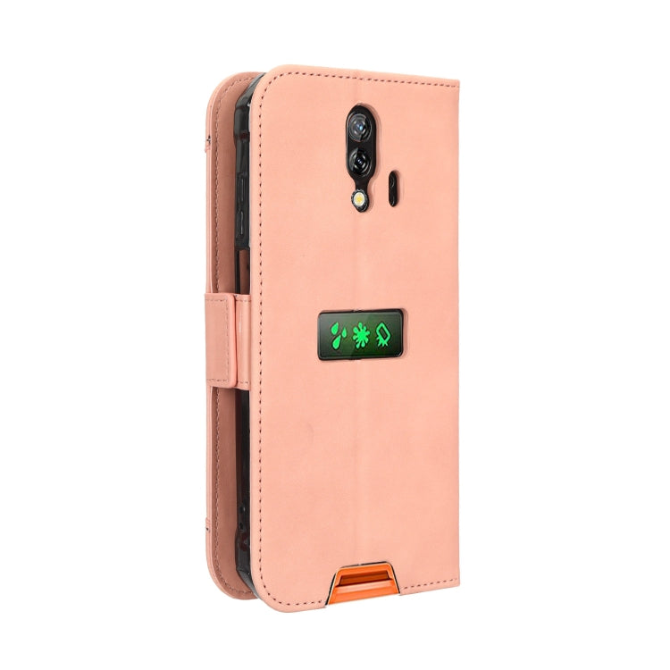 For Blackview BV7200 Skin Feel Calf Texture Card Slots Leather Phone Case(Pink) - More Brand by buy2fix | Online Shopping UK | buy2fix