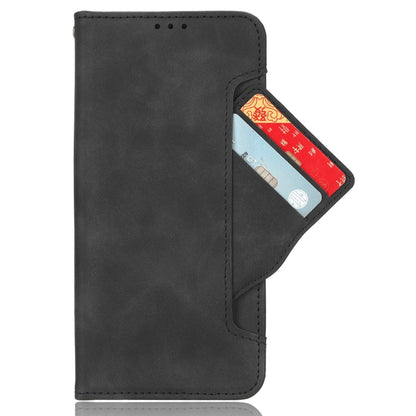 For Blackview BV7200 Skin Feel Calf Texture Card Slots Leather Phone Case(Black) - More Brand by buy2fix | Online Shopping UK | buy2fix