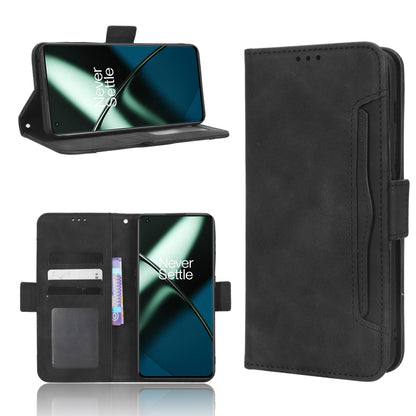 For OnePlus 11 5G Skin Feel Calf Texture Card Slots Leather Phone Case(Black) by buy2fix