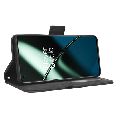 For OnePlus 11 5G Skin Feel Calf Texture Card Slots Leather Phone Case(Black) by buy2fix