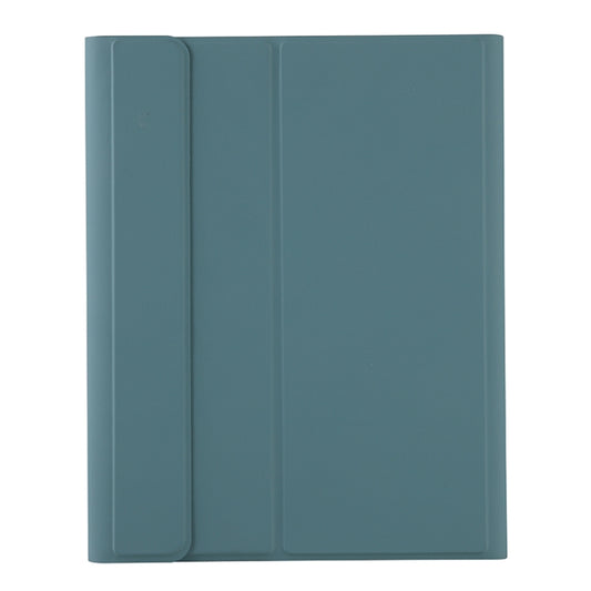 T07BB For iPad 9.7 inch / iPad Pro 9.7 inch / iPad Air 2 / Air (2018 & 2017) TPU Candy Color Ultra-thin Bluetooth Keyboard Tablet Case with Stand & Pen Slot(Dark Green) by buy2fix