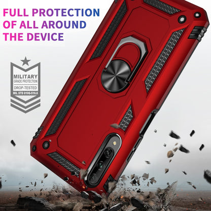 For Huawei Y9s Shockproof TPU + PC Protective Case with 360 Degree Rotating Holder(Blue) - Huawei Cases by buy2fix | Online Shopping UK | buy2fix