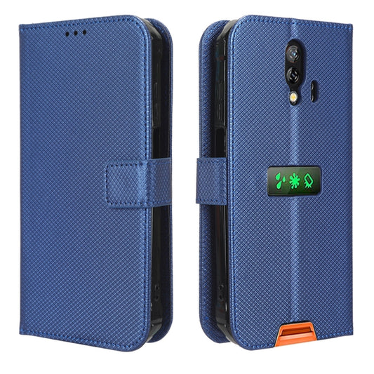 For Blackview BV7200 Diamond Texture Leather Phone Case(Blue) by buy2fix