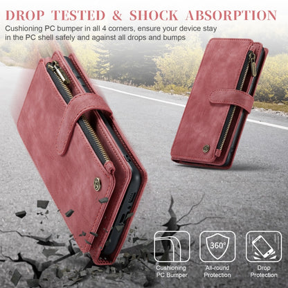 For Samsung Galaxy A34 5G CaseMe C30 Multifunctional Leather Phone Case(Red) by CaseMe