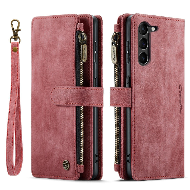 For Samsung Galaxy S23+ 5G CaseMe C30 Multifunctional Leather Phone Case(Red) by CaseMe