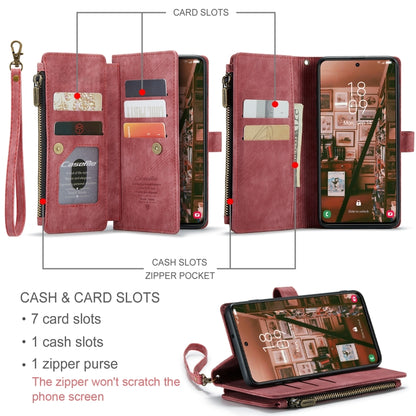 For Samsung Galaxy S23+ 5G CaseMe C30 Multifunctional Leather Phone Case(Red) by CaseMe