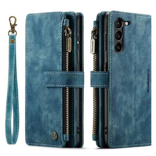 For Samsung Galaxy S23+ 5G CaseMe C30 Multifunctional Leather Phone Case(Blue) by CaseMe