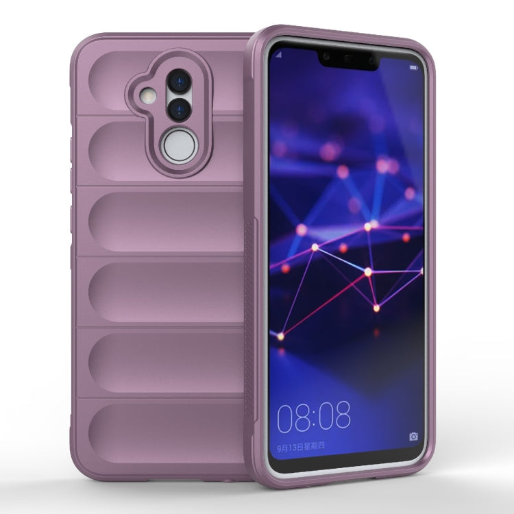 For Huawei Mate 20 Lite Magic Shield TPU + Flannel Phone Case(Purple) - Huawei Cases by buy2fix | Online Shopping UK | buy2fix